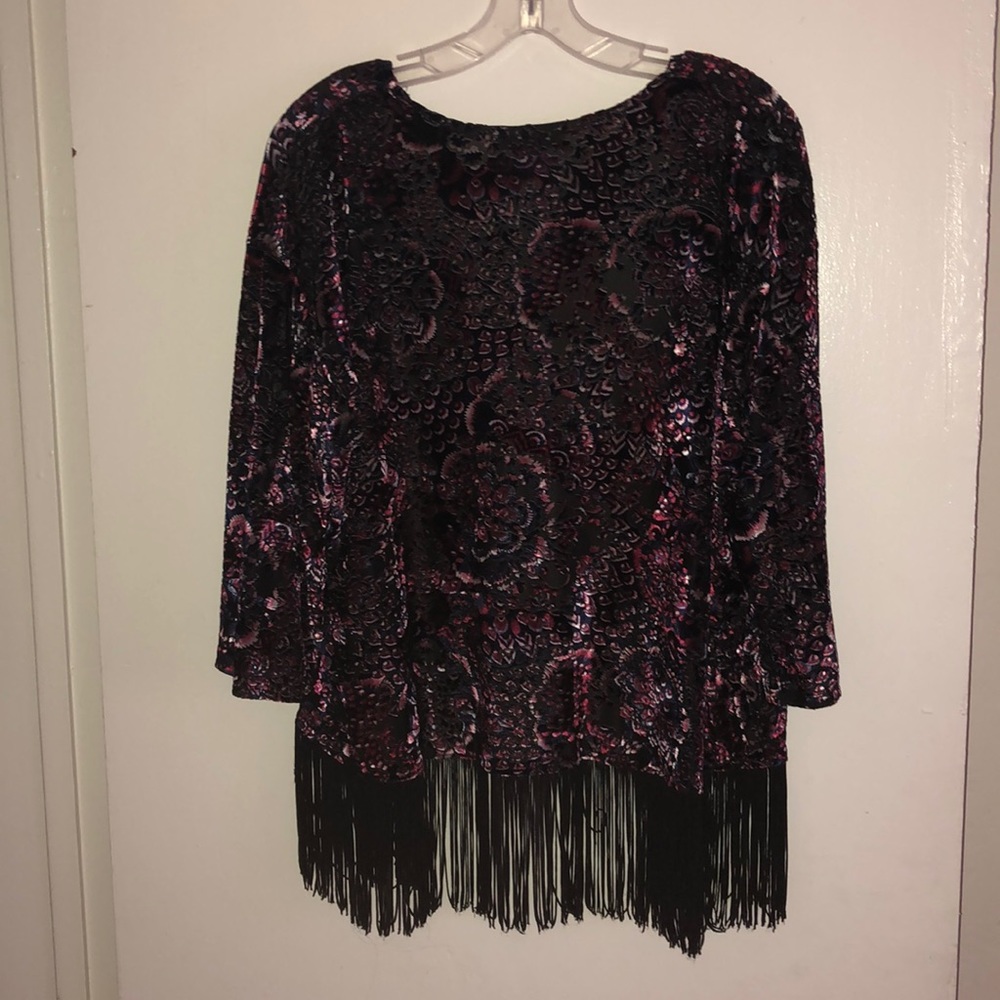 Velvet & Fringe kimono